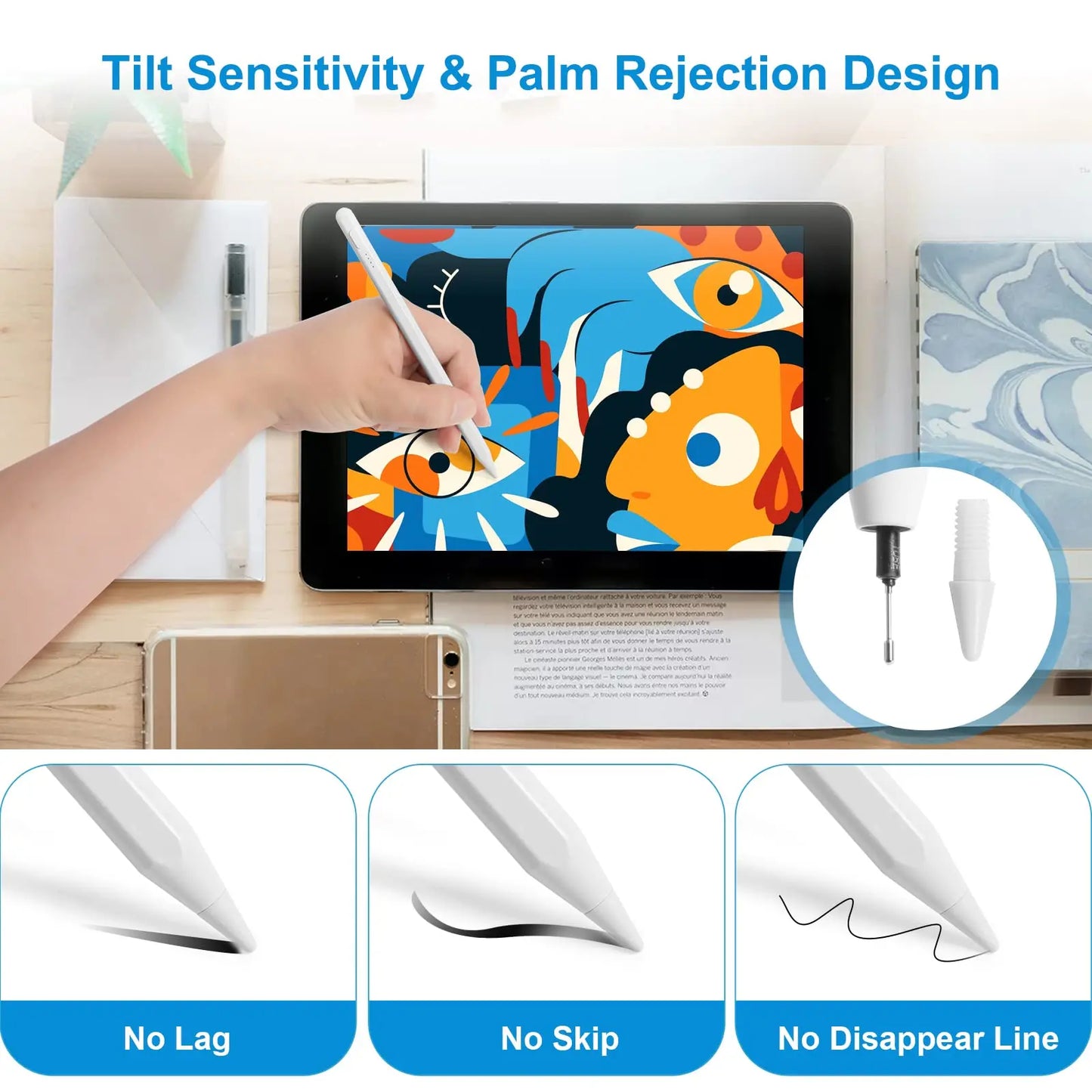 STYLUS PARA IPAD COMPATIBLE CON APPLE PENCIL